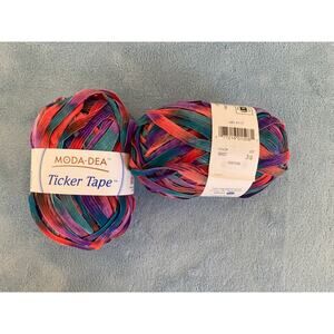 Ticker Tape Yarn from Moda Dea, Festival